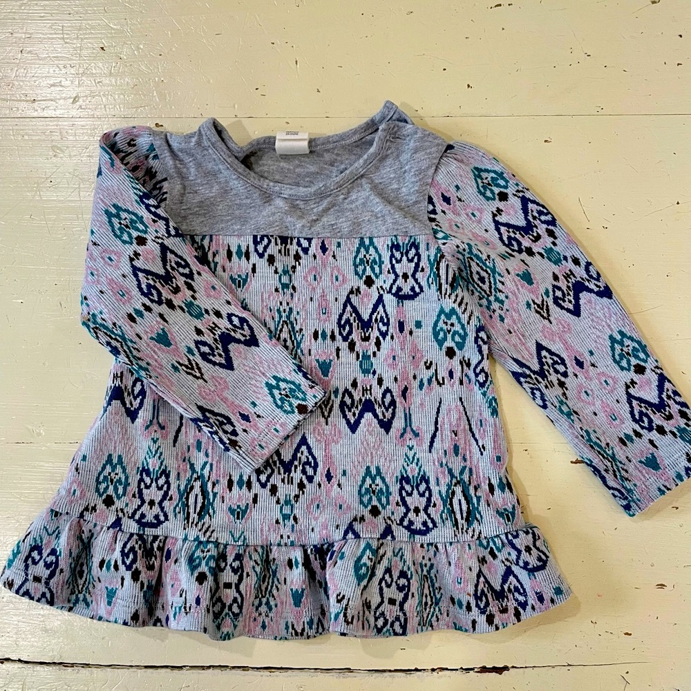 Tucker+Tate 12 month girls peplum top